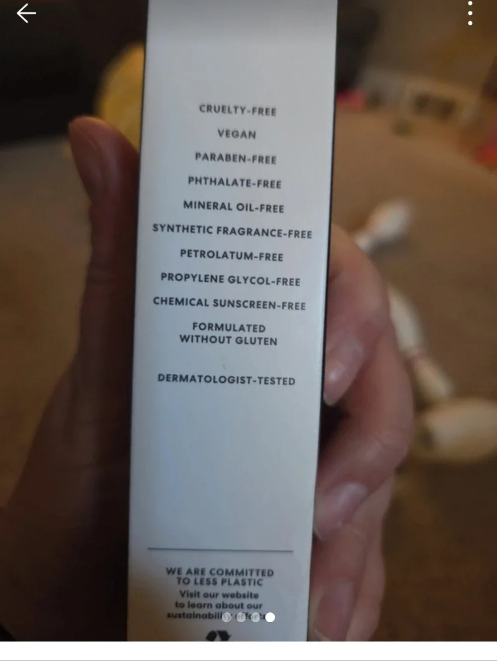 bareMinerals Primer - White and Silver Box